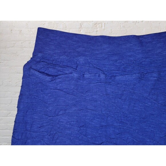Toad & Co Samba Wave Organic Skirt Womens MED Navy Blue Pull On Casual Travel - Picture 2 of 6